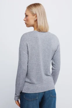 Springfield T-Shirts-T-shirt com corte malha cinzento