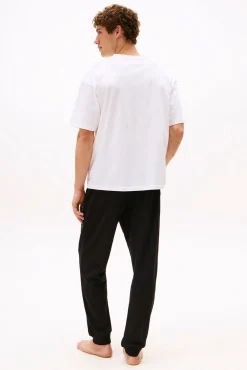 Tommy Jeans T-Shirts-T-shirt com estampa de logo branco