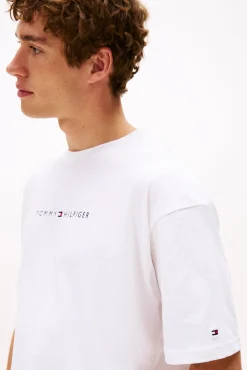 Tommy Jeans T-Shirts-T-shirt com estampa de logo branco