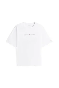 Tommy Jeans T-Shirts-T-shirt com estampa de logo branco