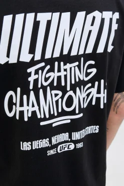 Jack & Jones T-Shirts-T-shirt com estampa nas costas preto