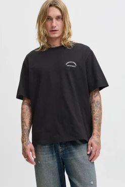 Jack & Jones T-Shirts-T-shirt com estampa traseira preto