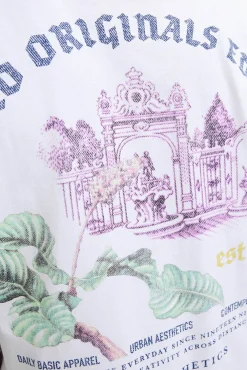 Jack & Jones T-Shirts-T-shirt com estampa traseira branco