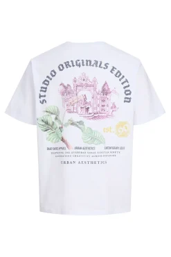 Jack & Jones T-Shirts-T-shirt com estampa traseira branco