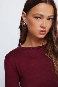 Springfield T-Shirts-T-shirt com gola estampado