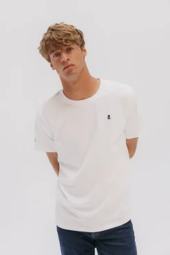 elPulpo T-Shirts-T-shirt com logo bordado Branco