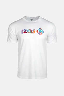 Izas T-Shirts-T-shirt com logo grande de Laredo branco