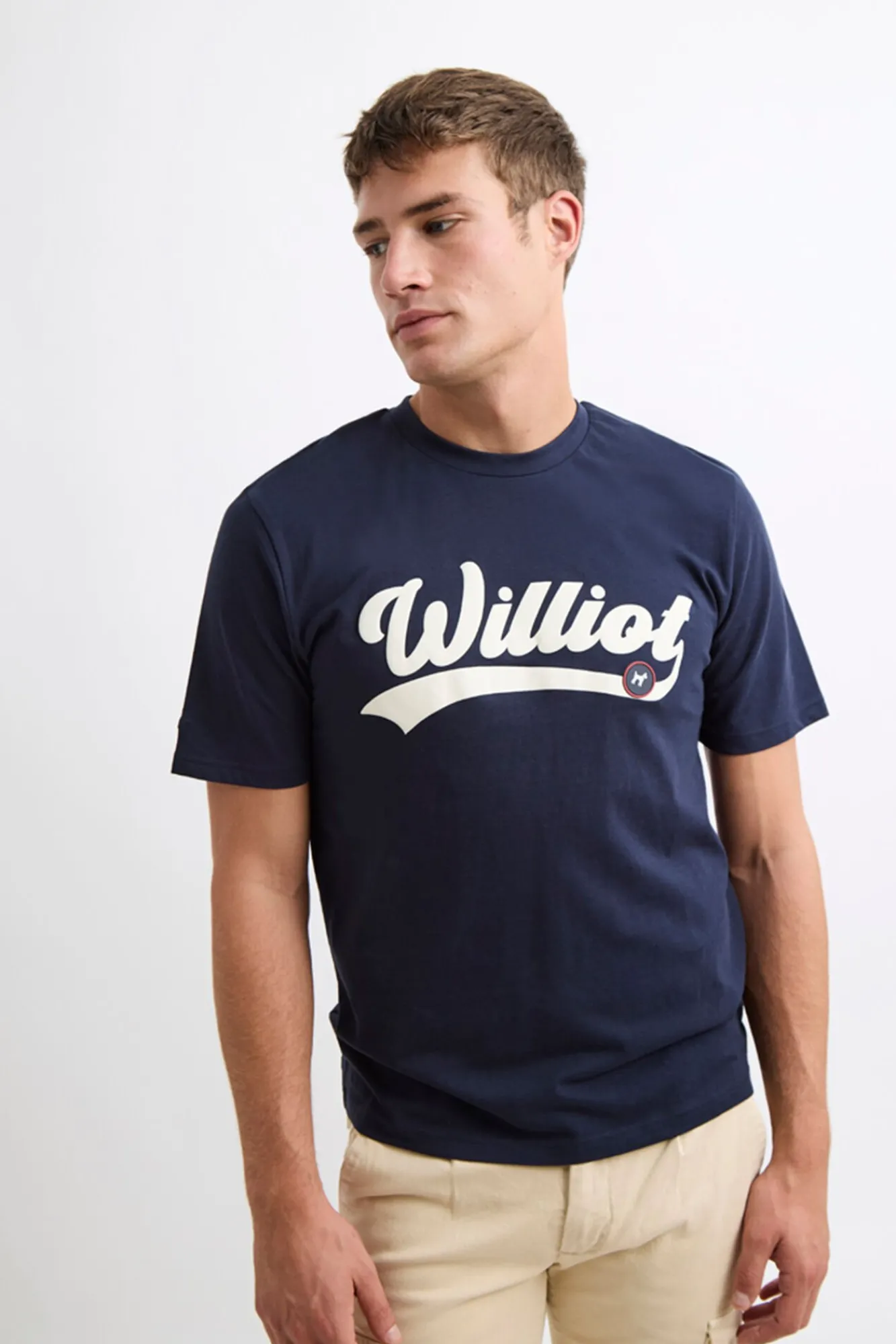 Williot T-Shirts-T-shirt com logo vintage Azul