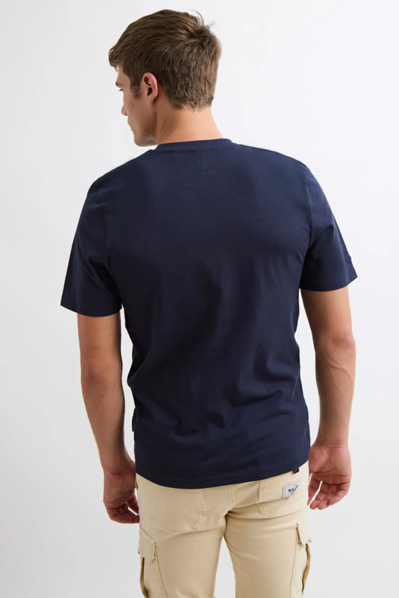 Williot T-Shirts-T-shirt com logo vintage Azul