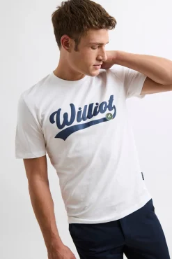 Williot T-Shirts-T-shirt com logo vintage Branco