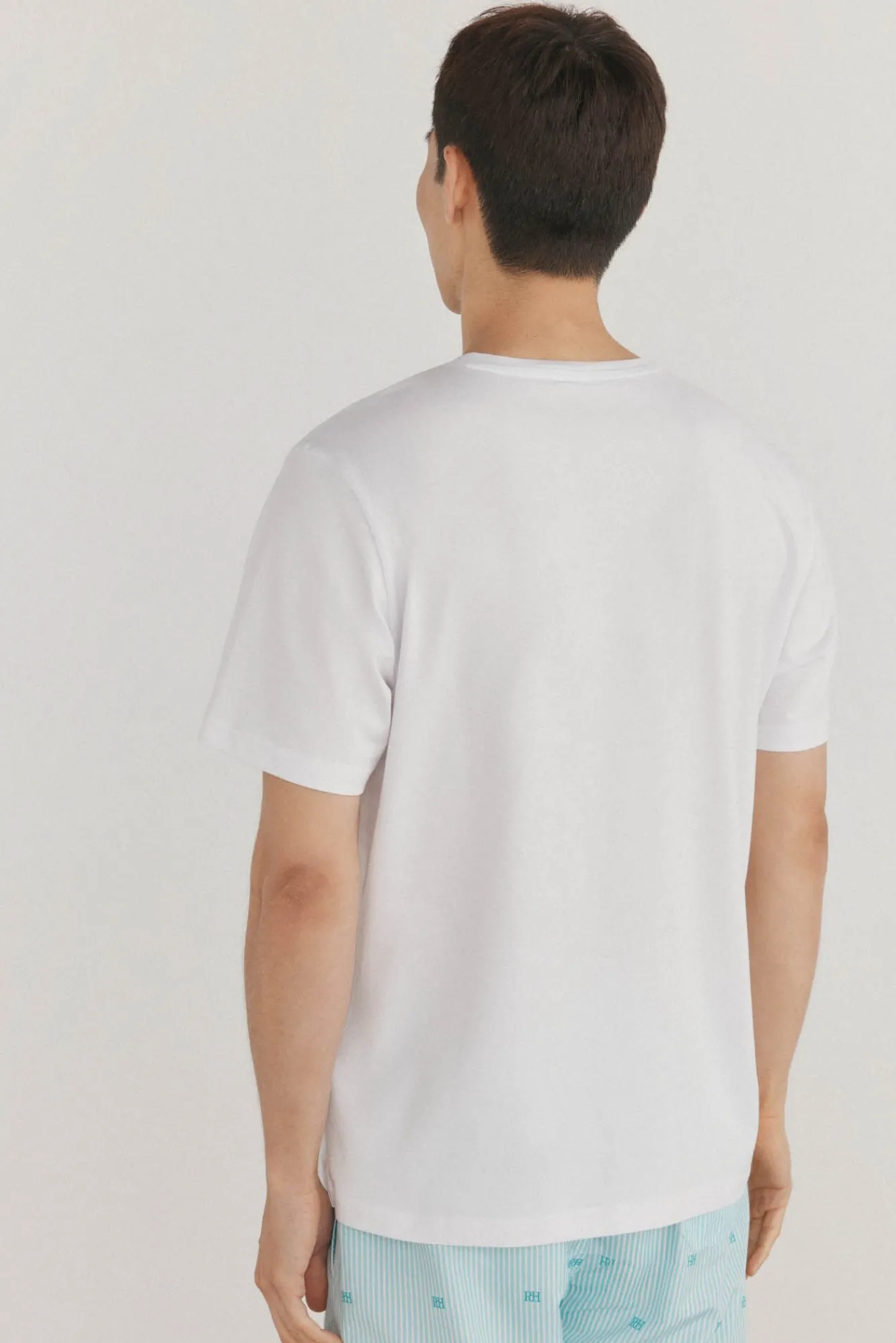 Pedro del Hierro T-Shirts-T-shirt com logotipo Branco