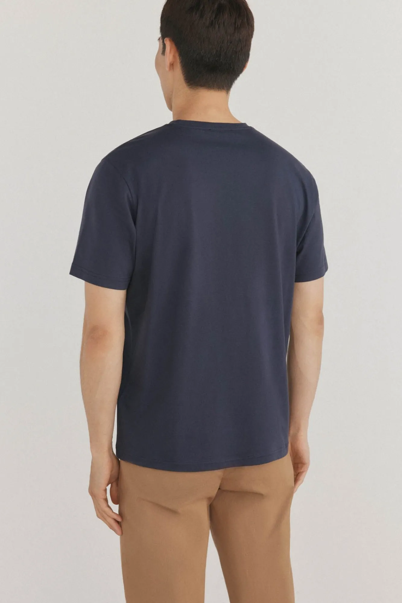 Pedro del Hierro T-Shirts-T-shirt com logotipo Azul