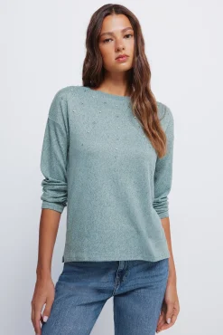 Springfield T-Shirts-T-shirt com tachas posicionadas verde