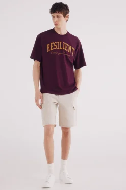 Springfield T-Shirts-T-shirt Coragem estampado