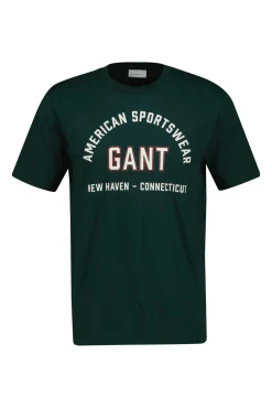 Gant T-Shirts-T-shirt de corte regular Verde