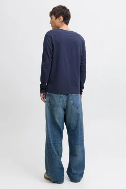 Jack & Jones T-Shirts-T-shirt de corte regular azul