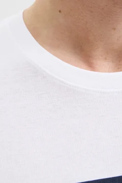 Jack & Jones T-Shirts-T-shirt de corte regular branco