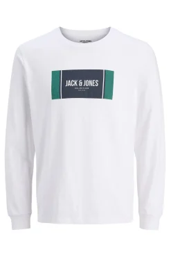 Jack & Jones T-Shirts-T-shirt de corte regular branco