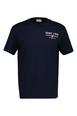 Gant T-Shirts-T-shirt de Azul