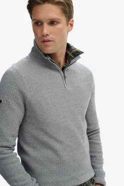 Superdry Camisolas-T-shirt de gola redonda cinzento