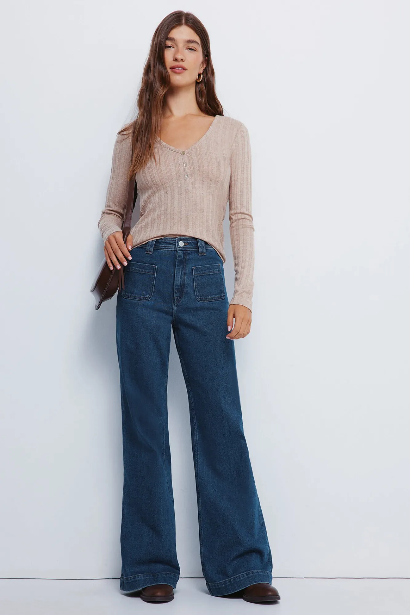 Springfield T-Shirts-T-shirt de malha com corte Baker cru