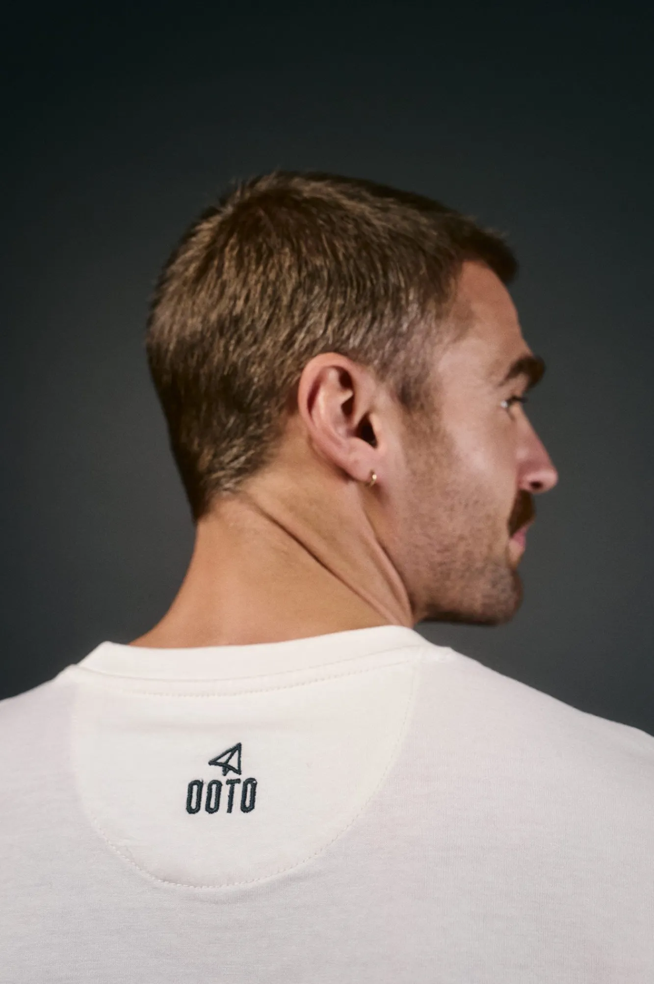 OOTO T-Shirts-T-shirt de manga comprida Branco