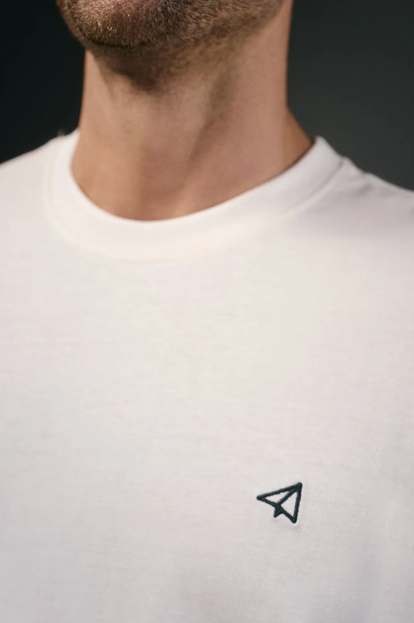 OOTO T-Shirts-T-shirt de manga comprida Branco