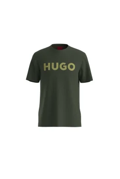 HUGO T-Shirts-T-shirt de manga curta Verde