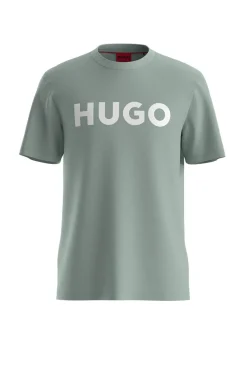 HUGO T-Shirts-T-shirt de manga curta Verde