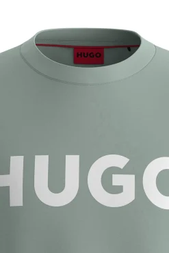 HUGO T-Shirts-T-shirt de manga curta Verde