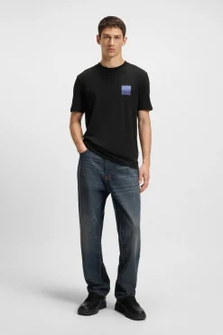 HUGO T-Shirts-T-shirt de manga curta Preto