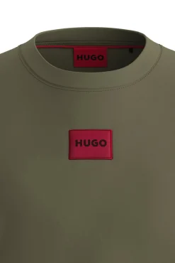 HUGO T-Shirts-T-shirt de manga curta Verde
