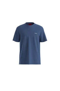 HUGO T-Shirts-T-shirt de manga curta Azul