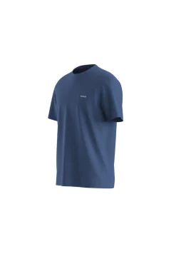 HUGO T-Shirts-T-shirt de manga curta Azul