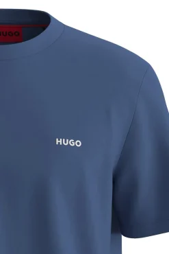 HUGO T-Shirts-T-shirt de manga curta Azul