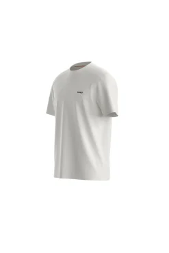 HUGO T-Shirts-T-shirt de manga curta Branco