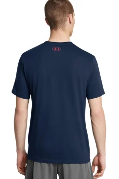Under Armour T-Shirts-T-shirt de manga curta de homem azul