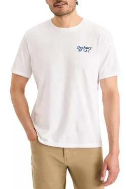 Dockers T-Shirts-T-shirt decote redondo Impress&atilde;o