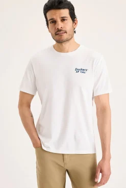 Dockers T-Shirts-T-shirt decote redondo Impress&atilde;o
