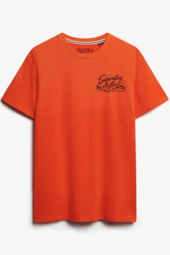 Superdry T-Shirts-T-shirt descontraída e despojada para atividades ao ar livre vermelho