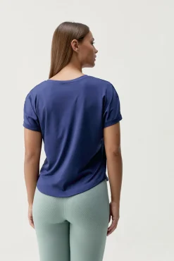 Born Living Yoga T-Shirts|Blusas-T-shirt desportiva Azami Black azul