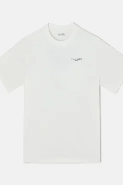 Silbon T-Shirts-T-shirt especial para sociedade de tênis Ecru