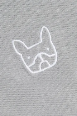 Jack & Jones T-Shirts-T-shirt estampado de cachorro de manga manga cinzento