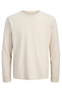 Jack & Jones T-Shirts-T-shirt estampado de cachorro de manga manga bege