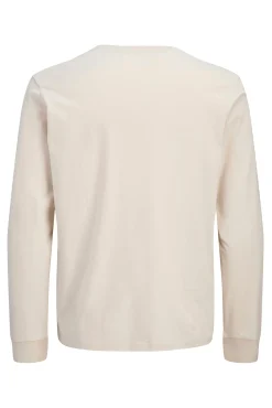 Jack & Jones T-Shirts-T-shirt estampado de cachorro de manga manga bege