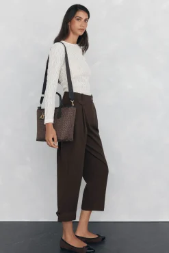 Pedro del Hierro T-Shirts-T-shirt estruturada de manga francesa Ecru