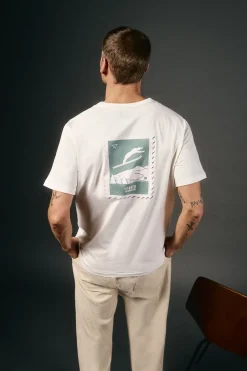 OOTO T-Shirts-T-shirt gráfica Ecru