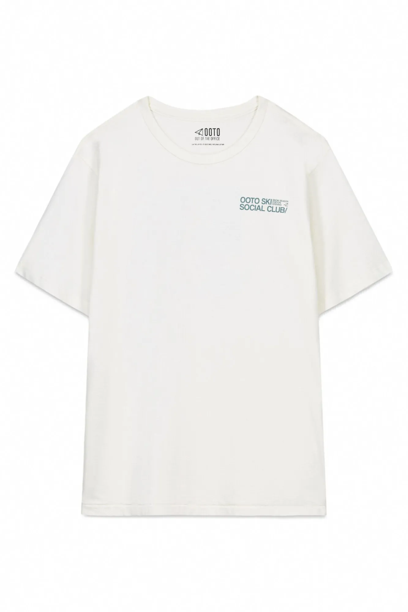 OOTO T-Shirts-T-shirt gráfica Ecru