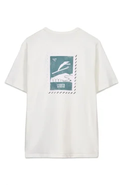 OOTO T-Shirts-T-shirt gráfica Ecru