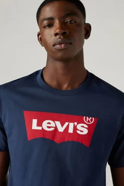 Levi's T-Shirts-T-shirt ® clássica com logótipo no meio Azul